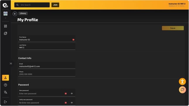 account info my profile-1