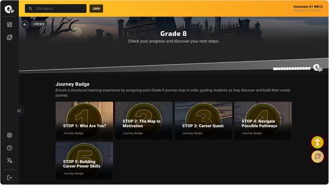 grade 8 student journey