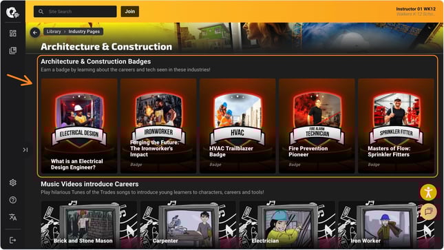 industry badges