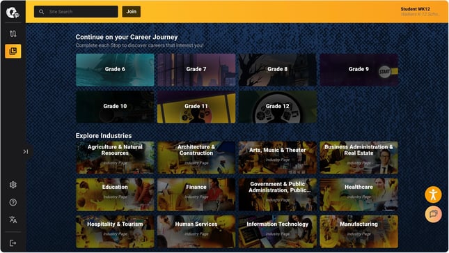 student library career journey industry pages