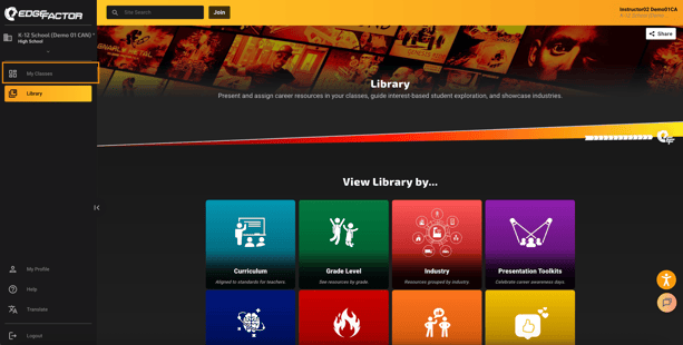 Login and My Classes