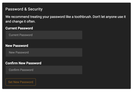Password Update